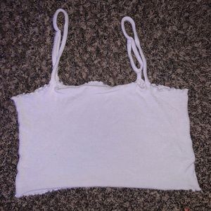 White crop top
